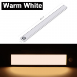 0,8 cm &otilde;huke USB LED-kapi valgusti 3 režiimiga PIR liikumisanduriga LED-valgusti h&otilde;bedane laetav alumiiniumist k&ouml;&ouml;gikapp LED &ouml;&ouml;valgusti 20cm/40cm 40CM