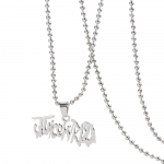 999 Wrld Juice Heart Ripats Kaelakee Hip Hop Laulja Roostevabast Terasest Meeste ja Naiste Noore poisi kaelakee, mis ei katkenud enam kunagi h&otilde;be