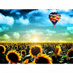 Looduskaunistused 5D Teemantmaalimise tarvikud P&auml;evalill t&auml;ispuur Teemanttikandid Mosaiik Ristpistes Kit Kodukaunistus Full Round 20x30CM