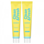 Eunyul Clean & Fresh p&auml;ikesekaitsekreem SPF50+ PA++++ 50g*2tk