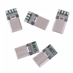 5/10 t&uuml;kki USB 3.1 t&uuml;&uuml;pi C isane isetehtud jootmiskaabel pistik pistikupesa arvuti plaat 5Pcs