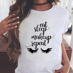 Teeprint Naiste riietus Silmad Ripsmed Trend armas 90ndate stiil, suvine naiste T-topp vabaaja l&uuml;hikeste varrukatega naiste mood graafiline T-s&auml;rk M