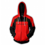 Mood Harajuku Anime T&otilde;mblukuga Meeste kapuuts 3D Prinditud vabaaja kapuutsid Multikad Naljakad T&auml;navar&otilde;ivad Pusad Pusa topid XL