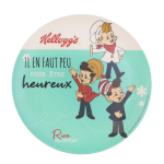 Kellogg's [A1755] - Bambusest taldrik  Kellogg's  roheline beež - 20 cm roheline