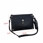 Naiste l&otilde;uend K&auml;ekotid Kolju Kandekott &Otilde;lakott Hobo Rahakott Roosa K&auml;ekott Goth Metal Decor Vegan Nahk must