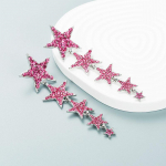 Naiste rippk&otilde;rvar&otilde;ngad t&auml;htsulamist inkrusteeritud v&auml;rviga kristallgeomeetriline loominguline temperament Kvaliteetsed k&otilde;rvar&otilde;ngad OneSize h&otilde;be