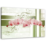 L&otilde;uenditr&uuml;kk Pink Flowers Orchids 60x40 roosa