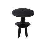 10 t&uuml;kki iluv&otilde;re kinnitit, musta v&auml;rvi, VW jaoks :1H0819055C01C