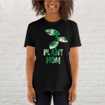 ZIMOXUAN Plant Mom S&auml;rk, Toalillede s&auml;rk, Taimede armastaja s&auml;rk, Crazy Plant Daami S&auml;rk, Retro Plant Naiste S&auml;rk S must