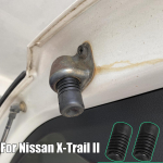 2x auto p&otilde;rkeraua pakiruumi kapoti kapoti tagaluugi padi kummist stopp 817381J000 Nissan X-Trail T31 jaoks 2007 2008 2009 2010 2011 2012 2013