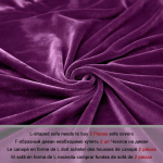 1-osaline sametkangast diivanikate Elastne sektsioonkuhvel L-kujuline diivanikott Tugitool L-kujuline diivanikott elutuppa Part A-A 145-185cm