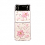 Samsung Galaxy Z Flip 4 3 &uuml;mbrise jaoks, l&auml;bipaistev Glitter, t&otilde;eline lilleline l&auml;bipaistev p&otilde;rutuskindel tagakaas Samsung Z Flip4 Zflip3 &uuml;mbrisele For Samsung Z Flip 3