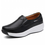 Naiste platvormkingad Nahast jalatsid Kingad Suurus 35-40 35 must