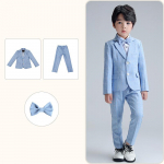 3TK lastekleit, Briti &uuml;likonnakomplekt, lilleline laste pulmakleit, esinemis&uuml;likond 170 sinine