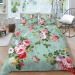 S&otilde;brap&auml;eva retro lilledega voodipesukomplekt paarile teki ja padjap&uuml;&uuml;riga AU/EL/USA kaheinimesevoodi/kaheinimesevoodi t&auml;issuuruses kodukaunistus Baby 100x135cm