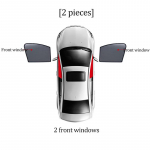 Seat Tarraco KN2 2018-2022 k&uuml;lgmise beebiakna p&auml;ikesevari, magnetiline auto p&auml;ikesevarju kaitseklaasi eesmine tagumine tuuleklaasi raam 2PCS Front