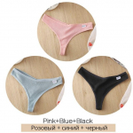 FINETOO puuvillased stringid, naiste seksikas V v&ouml;&ouml;koht G-String mugavad triibulised p&uuml;ksikud Naiste T-selja alusp&uuml;ksid M-XL naiste bikiinid XL