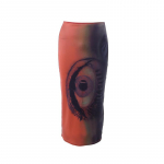 Uus stiil pikk naiste seelik Slim Wrap puusaseelikud Mood Elegantne kontori naiste valge satiinseelik suvine S pruun/oranž