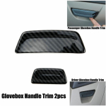 Car-Styling k&auml;igukasti topsihoidja uksek&auml;epide roolil &otilde;huava Dekoratiivne &uuml;mbris Ford Focus 3 mk3 jaoks Glovebox Handle 2pc black