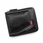 Meeste rahakott nahast vaha&otilde;li nahast rahakott meestele m&uuml;ndikott L&uuml;hike meeste kaardihoidja rahakotid t&otilde;mblukuga rahakott. must