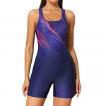 Charmleaksi naiste ujumistrikoo &uuml;hes t&uuml;kis naiste ujumisriided Boyleg Sport Colorblock ujumiskost&uuml;&uuml;m bikiinid rannar&otilde;ivad L