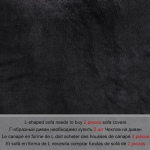 Paluskangast L-kujuline diivan vajab 2-osalist diivanikatet Elastsed diivanikatted nurgadiivani kattega diivanikott elutuppa Part A-A 195-230cm tumehall v&auml;rv