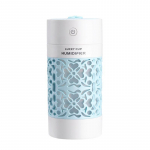 3-&uuml;hes mini Lucky Cup &otilde;huniisutaja USB ultraheli aroomihajuti eeterlike &otilde;lide difuusor koos LED valgusega USB-ventilaatoriga auto &otilde;huniisutitele Sky Blue