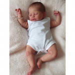 50 cm Reborn Doll Boy Timothy Sleeping Baby Kvaliteetne Genesise k&auml;sitsi maalitud nukk n&auml;htavate veenidega Kollektsioneeritav kunstinukk