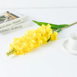 3 tk 99cm kunstlilled tuberoos Real Touch pulmakimbud v&otilde;ltslill kodu peolauale r&otilde;du aia sisehoovi kaunistused kollane