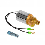 1/4-tolline 12V 24V 10A metallist autorongiga veoauto &otilde;husarve elektriline solenoidklapp, raske kroom