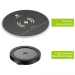 Qi mobiiltelefoni laua peidetud juhtmevaba laadija hoidik kaug-induktsioon juhtmevaba laadija iPhone'i / samsungi laadimiseks as picture must