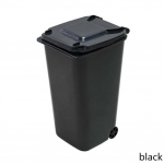 Plastikust mini-t&ouml;&ouml;laua pr&uuml;gikast must