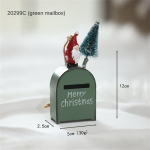 Rippuvad j&otilde;ulud postkast J&otilde;uluvana J&otilde;ulupuu kaunistus Ripats Ripatsid Kodu Ornament Festival Ornamendipeotarbed Kingitus punane