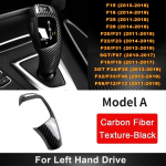 S&uuml;sinikkiust tekstuur BMW F30 F10 F15 F07 F20 F21 F22 F32 F32 F34 F35 5GT auto k&auml;iguvahetuspaneeli raami k&auml;igukasti nupu kaanepea trimmile Model A LHD