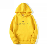 Olen Ukraina kapuutsiga dressipluus Zelensky Ukraina kapuuts Unisex naiste pikkade varrukatega pulloverid Kirjatr&uuml;kiga kapuutsid vabaaja topid 2XL