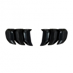 Auto tagatule latern Tagatulede katte kaitseliistud Ford Mustang 2018-2023 v&auml;listarvikutele, suitsutatud must, 6tk