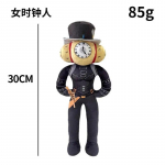 1/6/12 TK Skibidi tualett pl&uuml;&uuml;sist m&auml;nguasi, titan, teler, mees, boss, tualett Multifilmi nukud, t&auml;idisega pehme nukk, j&otilde;ulukingitus lastele s&uuml;nnip&auml;evaks