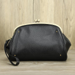 KONTAKT 2024 Ehtsast nahast Sidurikotid Suudluslukk Metallraami disain Naiste moekotid Telefoni tasku Naiste kotid K&auml;ekotid