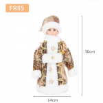 Uus stiil J&otilde;uluvana Elektrilised m&auml;nguasjad Nukk Mood Vene Snegurochka Nukk Laul Kodus Kaunistatud Pika punutisega nukk