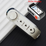 UUS TPU autov&otilde;tme &uuml;mbrise kaane pult A93 A63 vene versiooni kahesuunalise autoalarm LCD kaugjuhtimispuldi jaoks Key Case valge