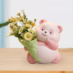 Panda kujukeste loomaskulptuur, armas kollektsioon kunsti- ja k&auml;sit&ouml;&ouml;ornamendi kuju kabinetis elamiseks must