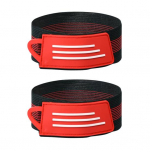 2 tk elastne jalgratta pahkluu jala &uuml;mbris Jalgrattas&otilde;idu ohutussidemega p&uuml;ksirihmad Eriti laiad venivad ja turvalised pahkluu rihmad rattas&otilde;iduks s&ouml;rkimiseks telkimiseks jooksmiseks must