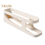 Iserulluv munahoidik, kahekihiline libisemiskindel p&otilde;hi, toidukvaliteediga k&ouml;&ouml;gi sahver kapp k&uuml;lmkapp munade hoidja hoiuruum beež