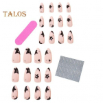 24 tk v&otilde;ltsk&uuml;&uuml;ned Prantsuse mandlikujulised kivist t&auml;ht stiilsed vastupidavad kaunistused kunstk&uuml;&uuml;ned naistele Mixed Style