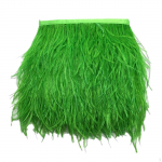 Sulgede &otilde;mblemine Appliques Decor R&otilde;ivad Tantsija DIY Ehted 1 Yard - roheline