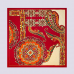 Kvaliteetsed luksuslikud siidist sallid peapael Sallid kaelasall naistele kett siidist sall naiste dekoratiivne sall 90*90cm punane