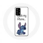 Coque pour Samsung Galaxy A13 4G / A13 4G Lite Lilo et Stitch mignon Fond blanc