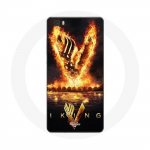 Huawei P8 Lite Vikings Series 6. hooaja logo V tulem&otilde;&otilde;k must taustaga &uuml;mbris