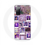 Coque pour Samsung Galaxy S20 FE BTS Bangtan Affiche Life Goes On I Purple You