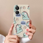 Xiaomi Redmi Note 13 Pro 13R 13C K60 Ultra K70 Pro K70E &uuml;mbrisele armsa dinosauruse k&otilde;rgekvaliteedilise matt vedela silikoonist tagakaane kaitsekesta kaitserauad Xiaomi Redmi K70